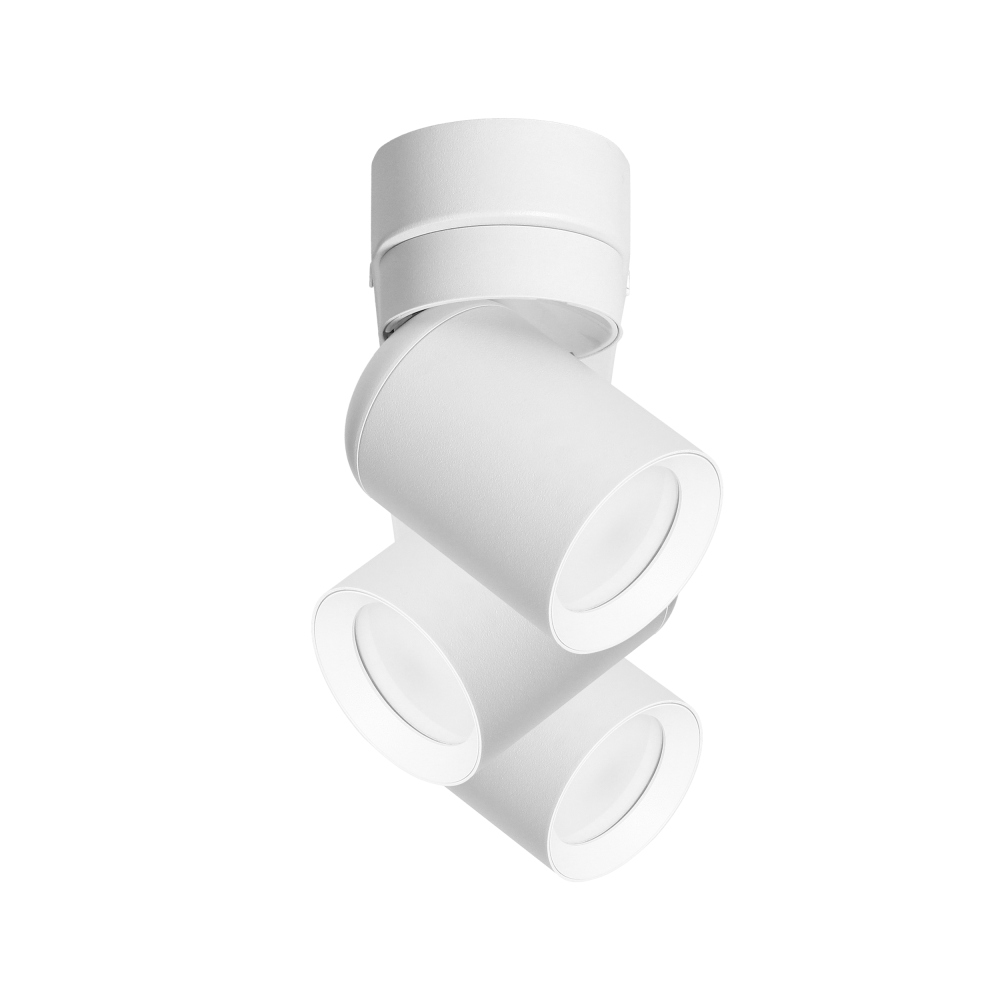 MALTA SP 3, wall and ceiling light, GU10 max. 3x12W, IP20, white